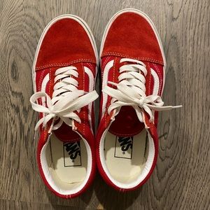 Red Old Skool Vans